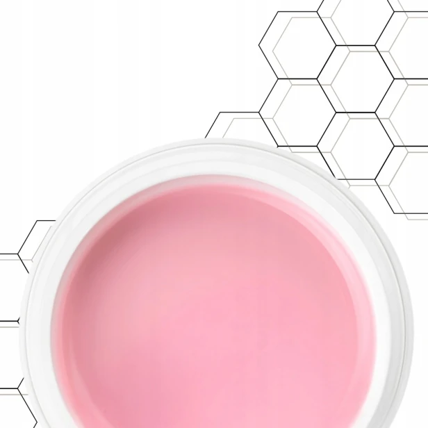 Claresa Żel budujący do paznokci HARD&EASY mleczno-różowy MILKY PINK 45g