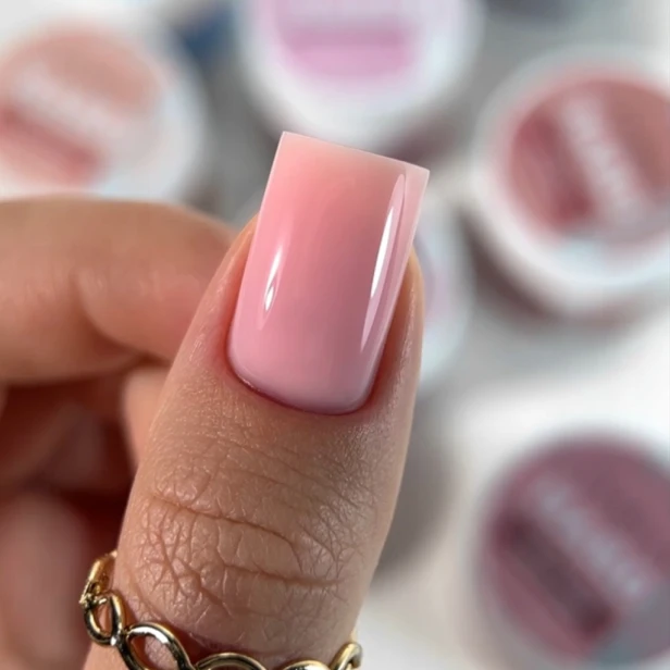 Claresa Żel budujący do paznokci HARD&EASY mleczno-różowy MILKY PINK 45g
