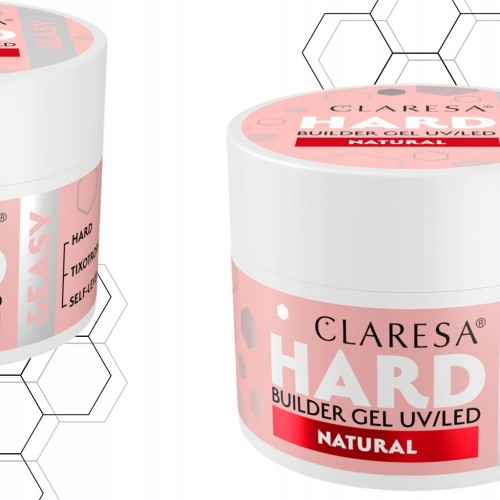 Claresa Żel budujący do paznokci HARD&EASY samopoziomujący NATURAL 45g