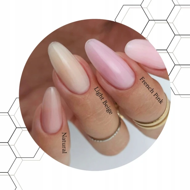 Claresa Żel budujący do paznokci HARD&EASY samopoziomujący NATURAL 45g