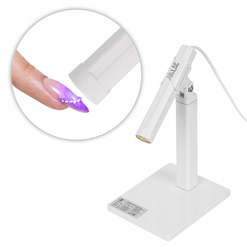 AlleLac Lampa do paznokci lakierów hybrydowych żeli różowa LED+UV 8809 48W