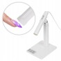 AlleLac Lampa do paznokci lakierów hybrydowych żeli różowa LED+UV 8809 48W