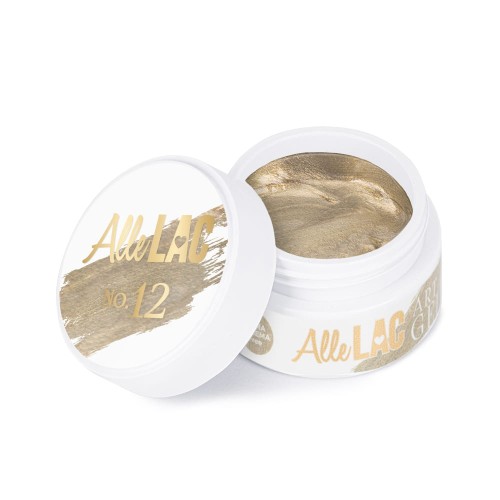 AlleLac Pasta do zdobień Art Gel Nr 12 Złoty GOLD HEMA/Di-HEMA Free 5g