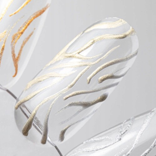 AlleLac Pasta do zdobień Art Gel Nr 12 Złoty GOLD HEMA/Di-HEMA Free 5g