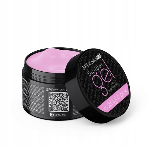 Excellent Pro Żel budujący Builder Gel Thixotropy COLD LIGHT PINK 50g