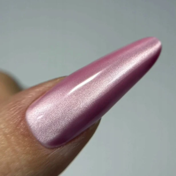 Moyci Lakier Hybrydowy Róż Efekt Kocie Oko CAT EYE 161 Meowgical Pink 6ml
