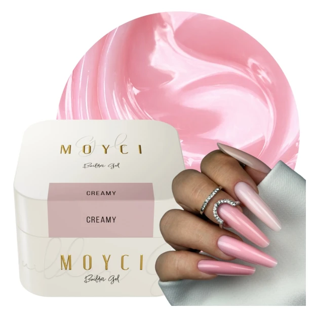 MOYCI Żel Budujący do paznokci Samopoziomujący Builder Gel CREAMY 30ml