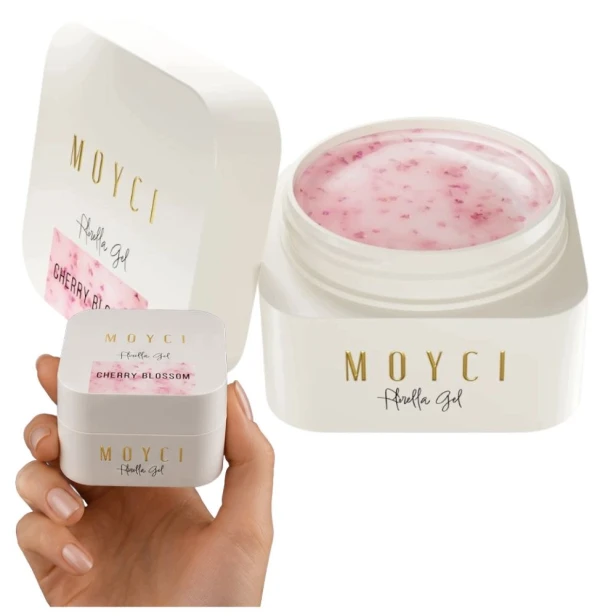 MOYCI Żel Budujący z kwiatkami Różowy Forella Gel CHERRY BLOSSOM 30ml