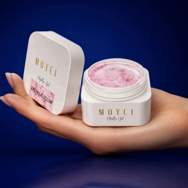 MOYCI Żel Budujący z kwiatkami Różowy Forella Gel CHERRY BLOSSOM 30ml