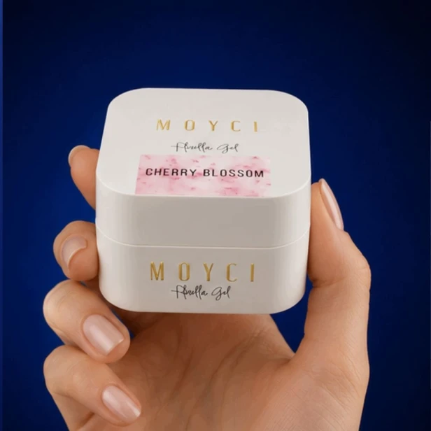 MOYCI Żel Budujący z kwiatkami Różowy Forella Gel CHERRY BLOSSOM 30ml