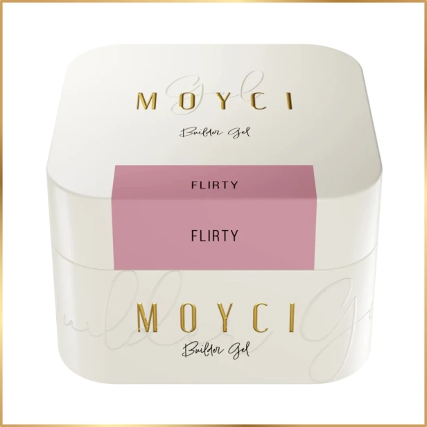 MOYCI Żel Budujący do Przedłużania Paznokci Różowy Builder Gel FLIRTY 50ml