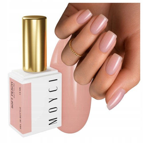 MOYCI Żel w Butelce Budujący Brzoskwiniowy Bottlini in Gel SOFT PEACH 15ml