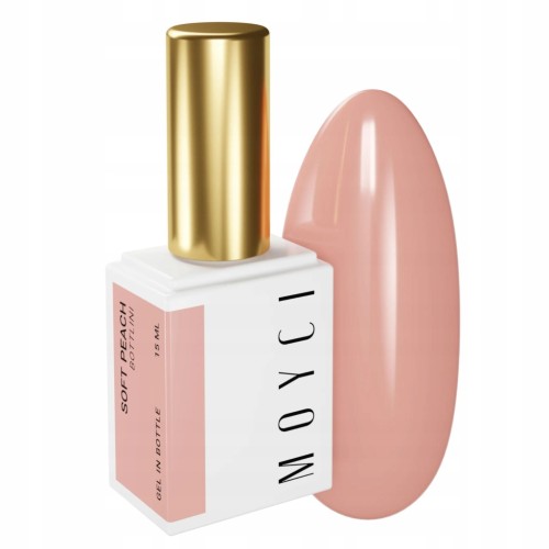 MOYCI Żel w Butelce Budujący Brzoskwiniowy Bottlini in Gel SOFT PEACH 15ml