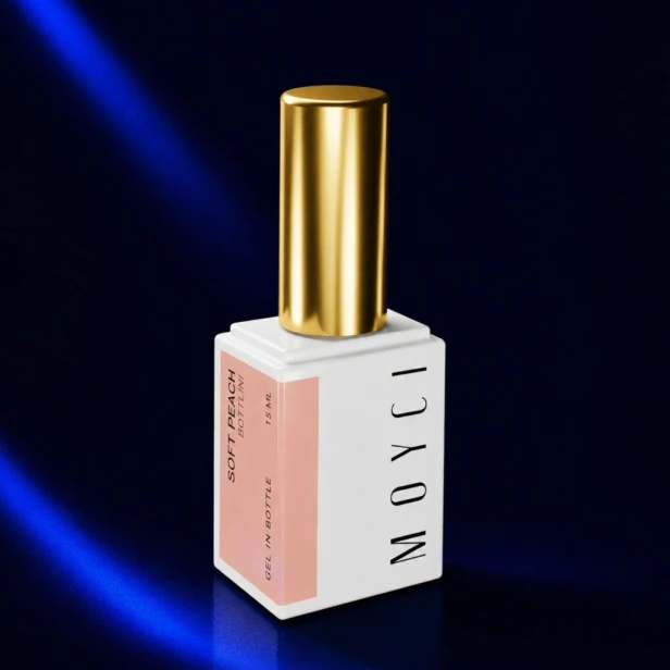 MOYCI Żel w Butelce Budujący Brzoskwiniowy Bottlini in Gel SOFT PEACH 15ml