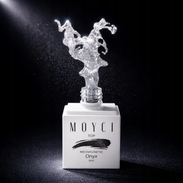 MOYCI Top No Wipe Cat Eye Magnetyczny Srebrny TOP MEOWGNETIC ONYX 6ml