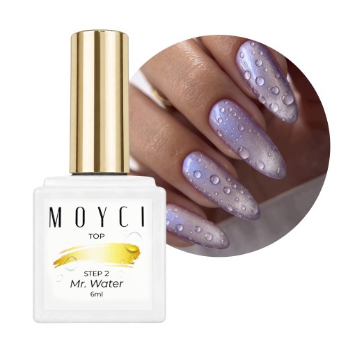 MOYCI Top hybrydowy Water Drops Efekt Kropli Wody STEP 2 Mr. WATER 6ml
