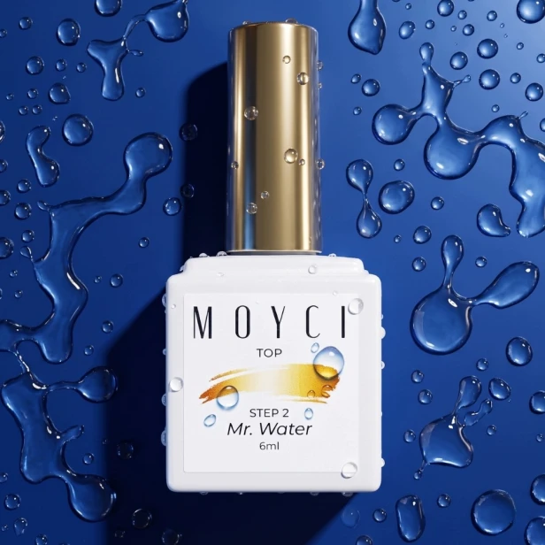 MOYCI Top hybrydowy Water Drops Efekt Kropli Wody STEP 2 Mr. WATER 6ml