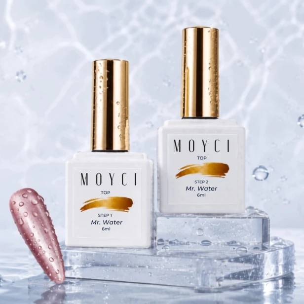 MOYCI Top hybrydowy Water Drops Efekt Kropli Wody STEP 2 Mr. WATER 6ml