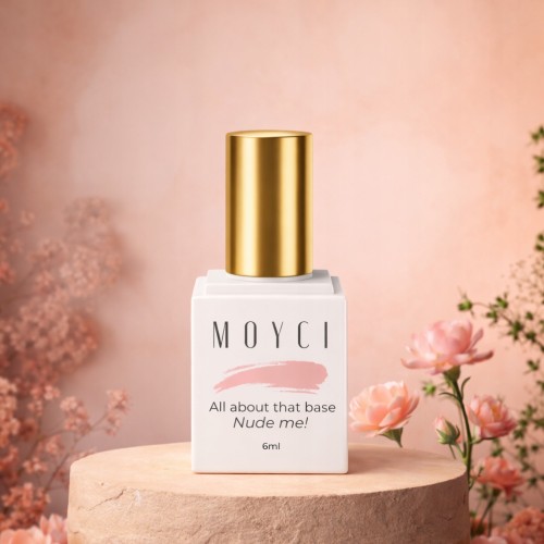 MOYCI Baza Hybrydowa do paznokci Róż All about that Base NUDE ME! 6ml