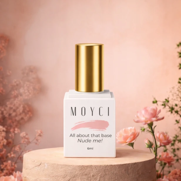 MOYCI Baza Hybrydowa do paznokci Róż All about that Base NUDE ME! 6ml