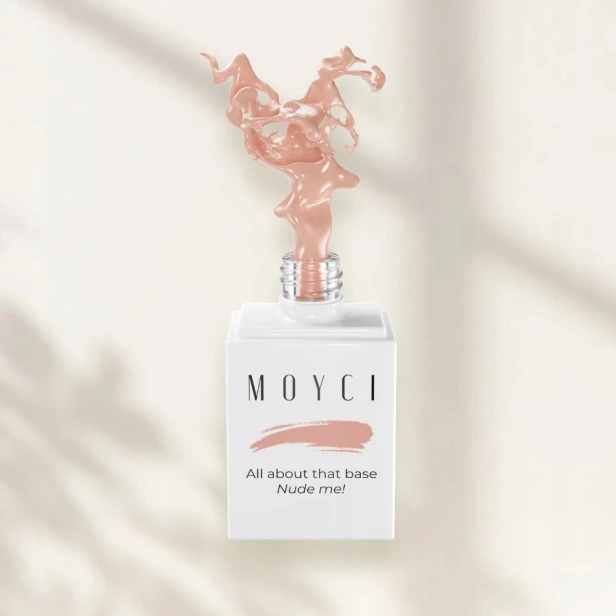 MOYCI Baza Hybrydowa do paznokci Róż All about that Base NUDE ME! 6ml