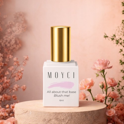 MOYCI Baza Hybrydowa do paznokci Różowa All about that Base BLUSH ME! 6ml