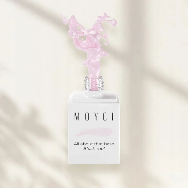 MOYCI Baza Hybrydowa do paznokci Różowa All about that Base BLUSH ME! 6ml