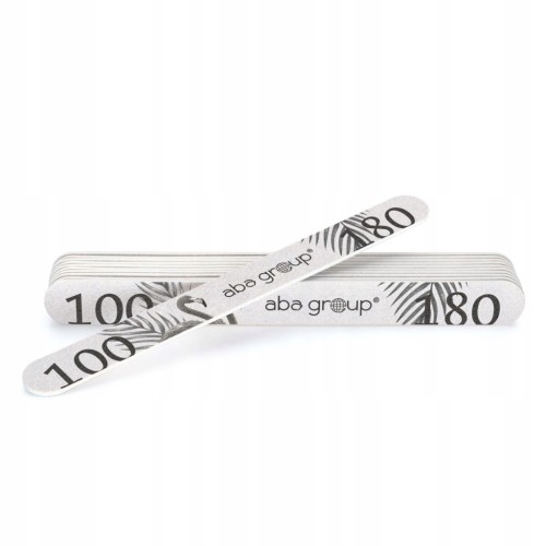 Aba Group Pilnik do paznokci PROSTY 100/180 STANDARD - FLAMING 10szt