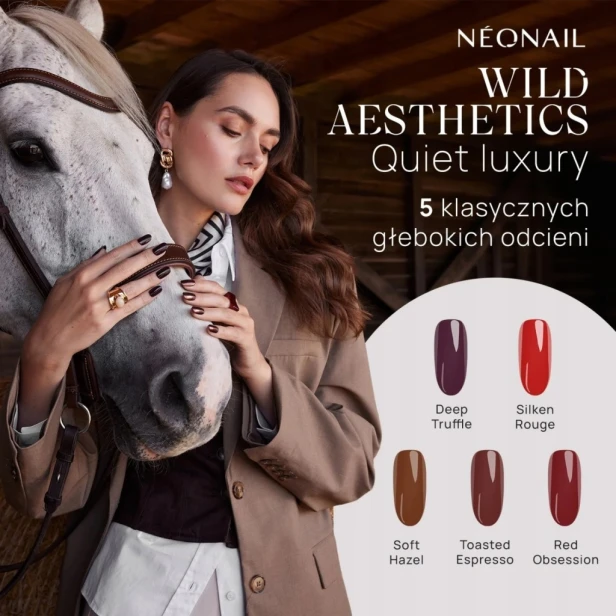 NEONAIL Lakier Hybrydowy do paznokci czerwony SILKEN ROUGE 7,2ml
