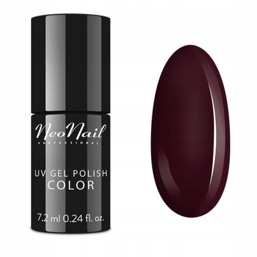 Neonail Lakier hybrydowy do paznokci Bordowy DARK CHERRY 7,2ml