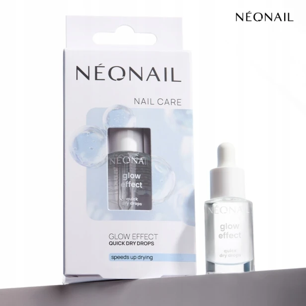 NEONAIL Glow Effect Quick Dry Drops odżywka wysuszacz do lakierów 6,5ml