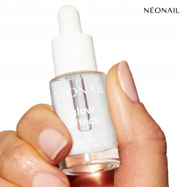 NEONAIL Glow Effect Quick Dry Drops odżywka wysuszacz do lakierów 6,5ml