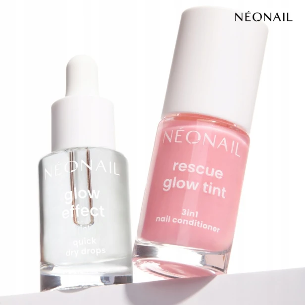 NEONAIL Glow Effect Quick Dry Drops odżywka wysuszacz do lakierów 6,5ml