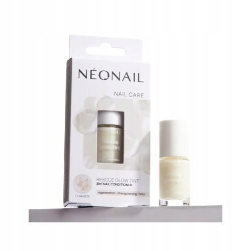 NEONAIL Odżywka do paznokci RESCUE GLOW TINT 3IN1 MILKY WHITE 7,2ml
