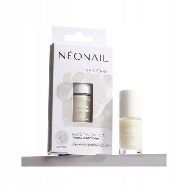 NEONAIL Odżywka do paznokci RESCUE GLOW TINT 3IN1 MILKY WHITE 7,2ml