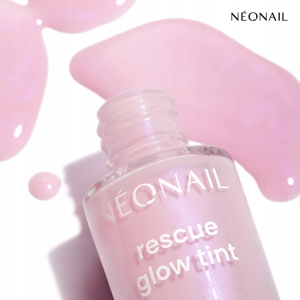 NEONAIL Odżywka do paznokci RESCUE GLOW TINT 3IN1 GLITTER VIOLET 7,2ml