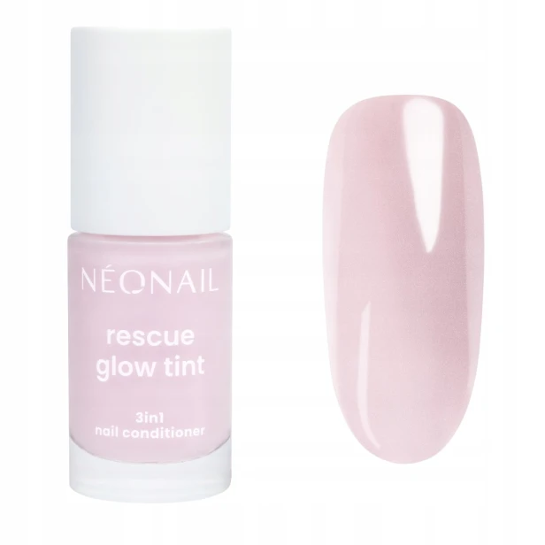 NEONAIL Odżywka do paznokci RESCUE GLOW TINT 3IN1 GLITTER VIOLET 7,2ml