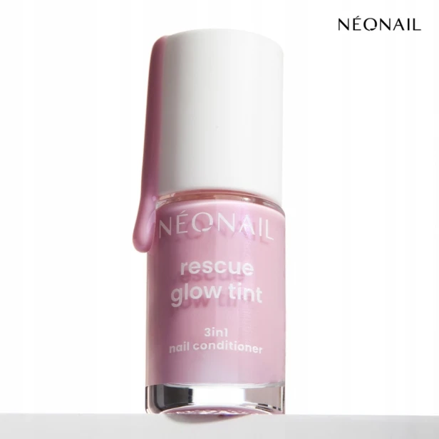 NEONAIL Odżywka do paznokci RESCUE GLOW TINT 3IN1 GLITTER VIOLET 7,2ml