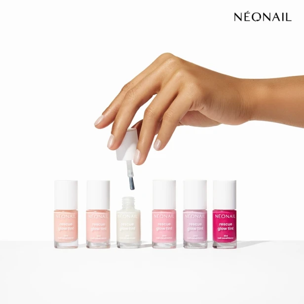 NEONAIL Odżywka do paznokci RESCUE GLOW TINT 3IN1 GLITTER VIOLET 7,2ml