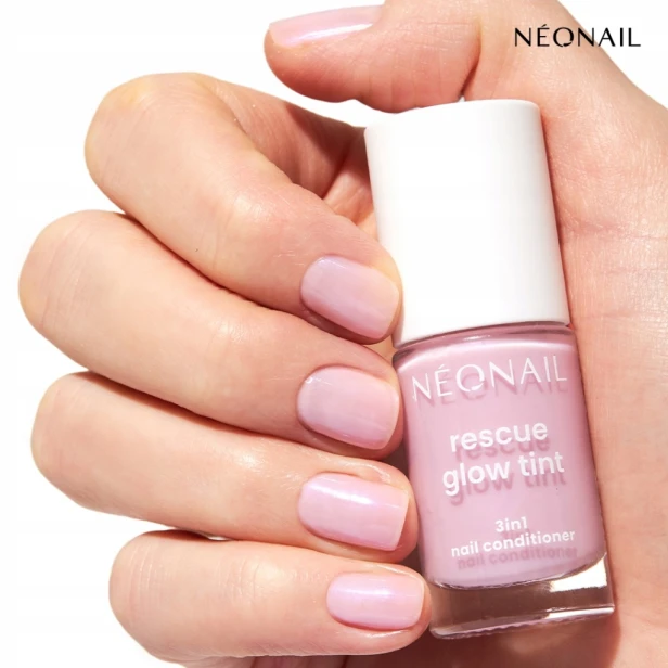 NEONAIL Odżywka do paznokci RESCUE GLOW TINT 3IN1 GLITTER VIOLET 7,2ml