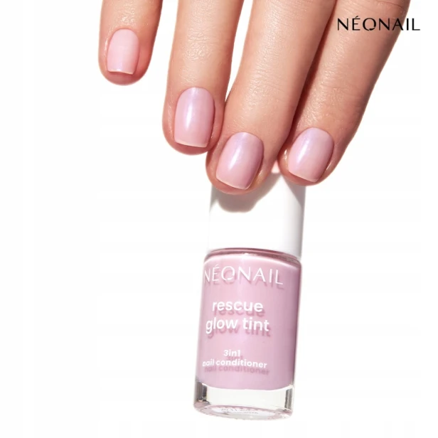 NEONAIL Odżywka do paznokci RESCUE GLOW TINT 3IN1 GLITTER VIOLET 7,2ml