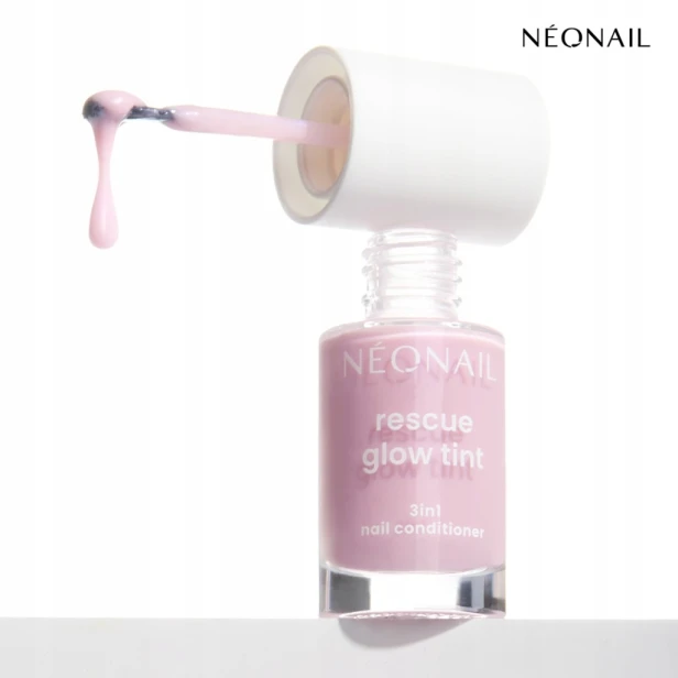 NEONAIL Odżywka do paznokci RESCUE GLOW TINT 3IN1 GLITTER VIOLET 7,2ml