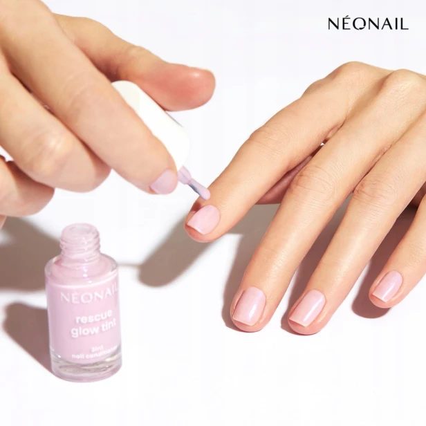 NEONAIL Odżywka do paznokci RESCUE GLOW TINT 3IN1 GLITTER VIOLET 7,2ml