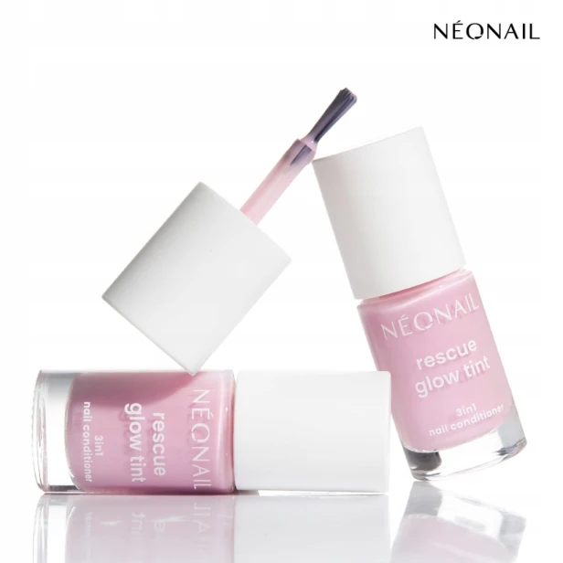 NEONAIL Odżywka do paznokci RESCUE GLOW TINT 3IN1 GLITTER VIOLET 7,2ml