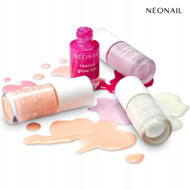NEONAIL Odżywka do paznokci RESCUE GLOW TINT 3IN1 GLITTER VIOLET 7,2ml
