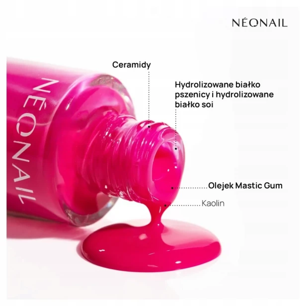 NEONAIL Odżywka do paznokci RESCUE GLOW TINT 3IN1 MAGENTA PINK 7,2ml