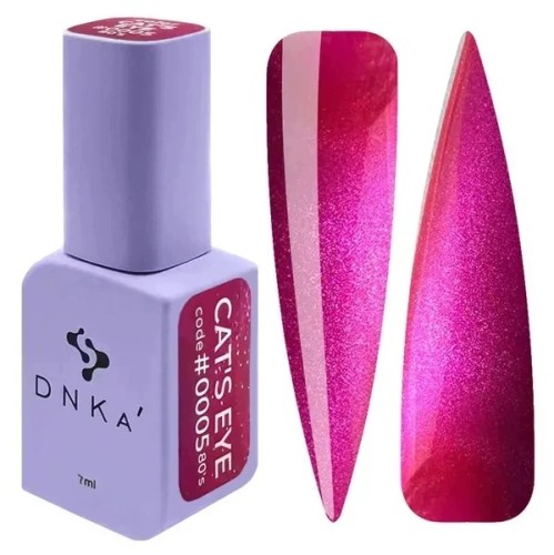 DNKa Lakier hybrydowy do paznokci Kocie Oko Color #0005 80's Cat's Eye 7ml