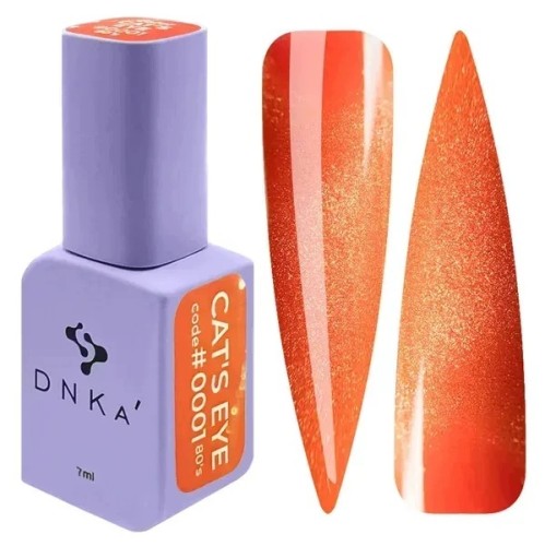 DNKa Lakier hybrydowy do paznokci Kocie Oko Color #0001 80's Cat's Eye 7ml