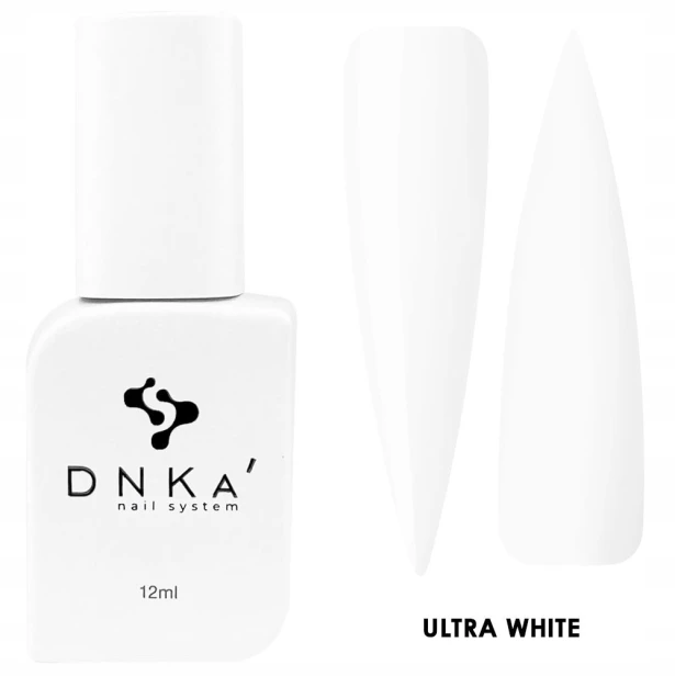 DNKa Lakier hybrydowy do paznokci biały ULTRA WHITE 12ml