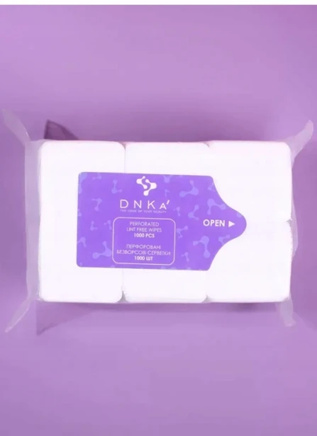 DNKa Perforowane Waciki Bezpyłowe chusteczki do manicure 5x5cm 1000szt